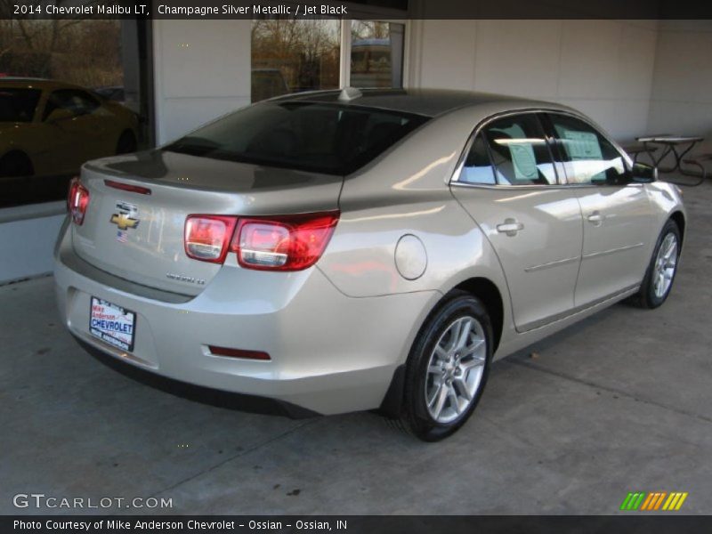 Champagne Silver Metallic / Jet Black 2014 Chevrolet Malibu LT