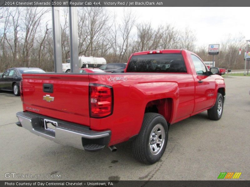 Victory Red / Jet Black/Dark Ash 2014 Chevrolet Silverado 1500 WT Regular Cab 4x4