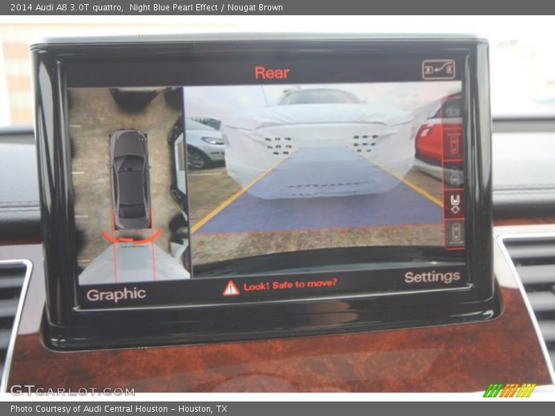 Night Blue Pearl Effect / Nougat Brown 2014 Audi A8 3.0T quattro