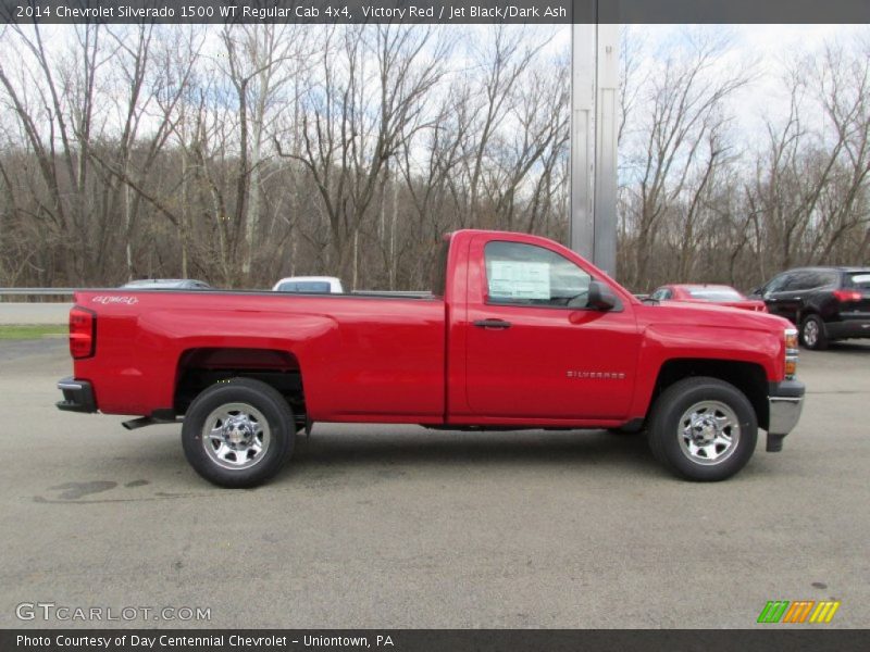Victory Red / Jet Black/Dark Ash 2014 Chevrolet Silverado 1500 WT Regular Cab 4x4