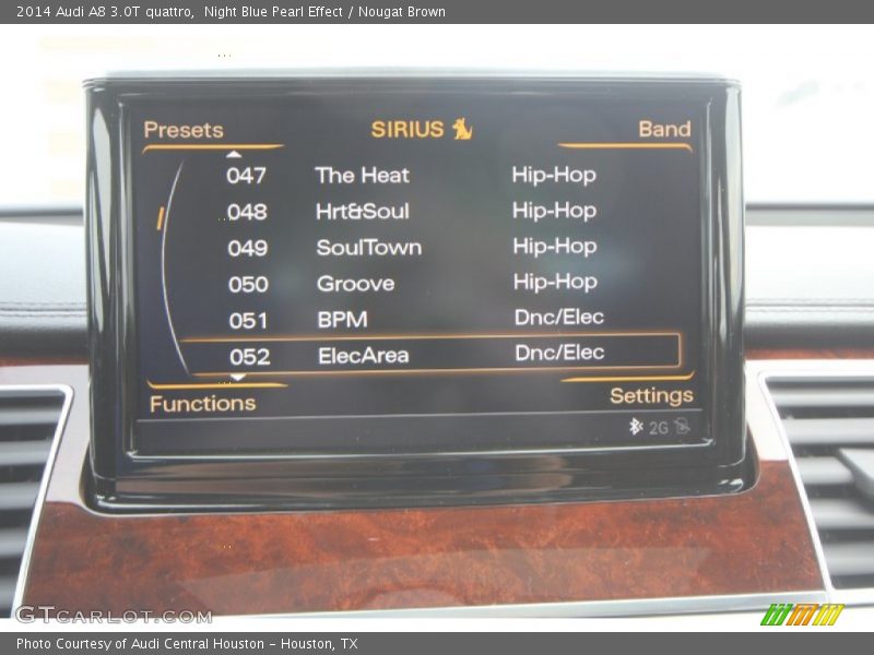 Night Blue Pearl Effect / Nougat Brown 2014 Audi A8 3.0T quattro