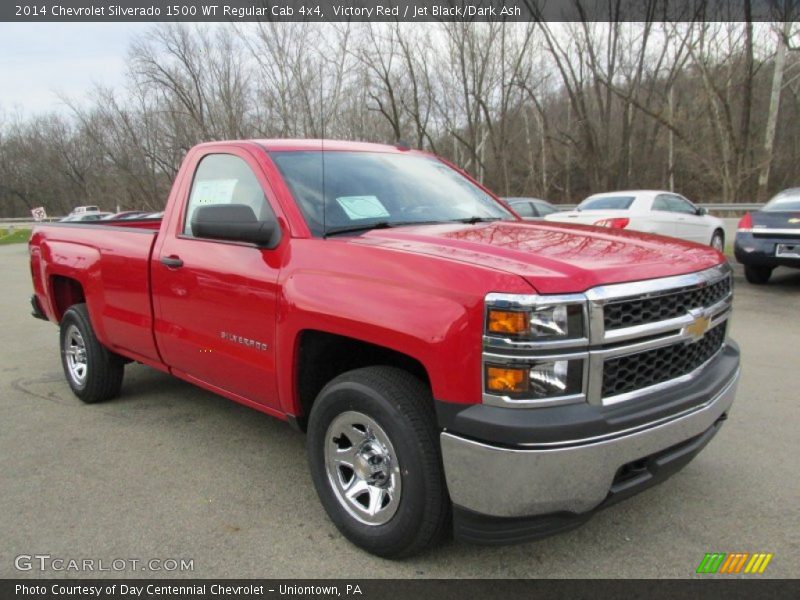 Victory Red / Jet Black/Dark Ash 2014 Chevrolet Silverado 1500 WT Regular Cab 4x4