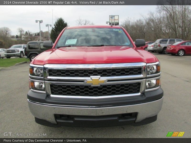 Victory Red / Jet Black/Dark Ash 2014 Chevrolet Silverado 1500 WT Regular Cab 4x4