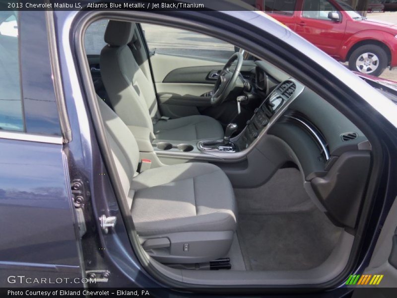 Atlantis Blue Metallic / Jet Black/Titanium 2013 Chevrolet Malibu LS
