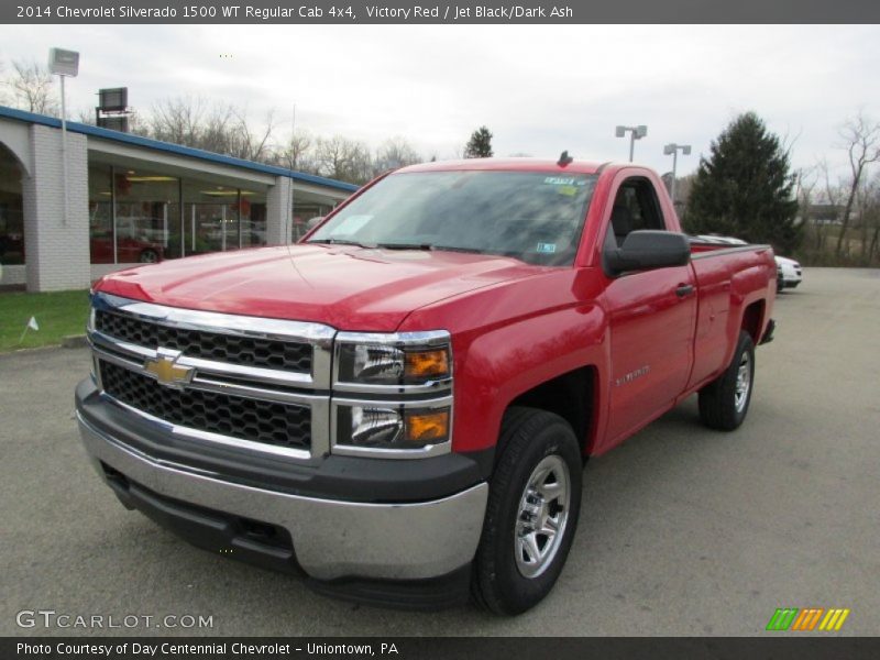 Victory Red / Jet Black/Dark Ash 2014 Chevrolet Silverado 1500 WT Regular Cab 4x4