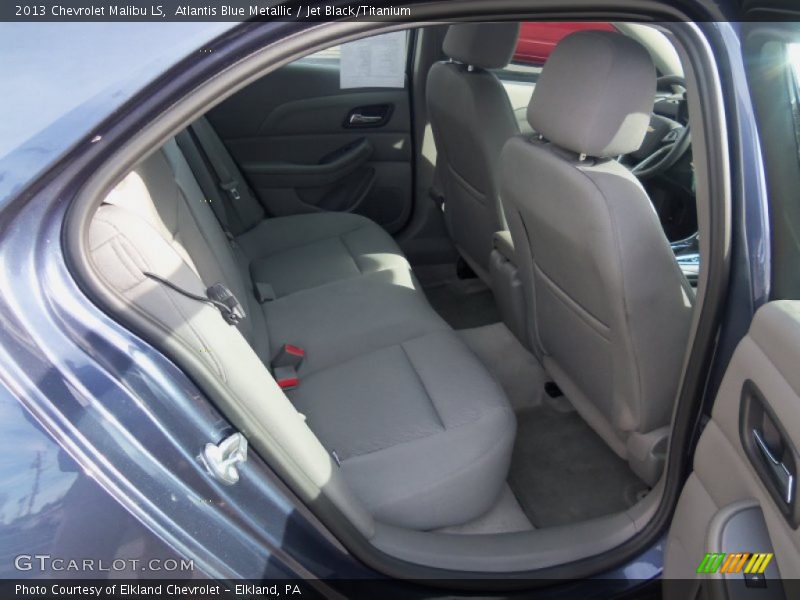 Atlantis Blue Metallic / Jet Black/Titanium 2013 Chevrolet Malibu LS
