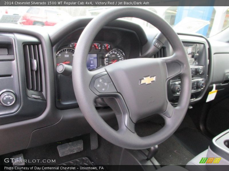 Victory Red / Jet Black/Dark Ash 2014 Chevrolet Silverado 1500 WT Regular Cab 4x4