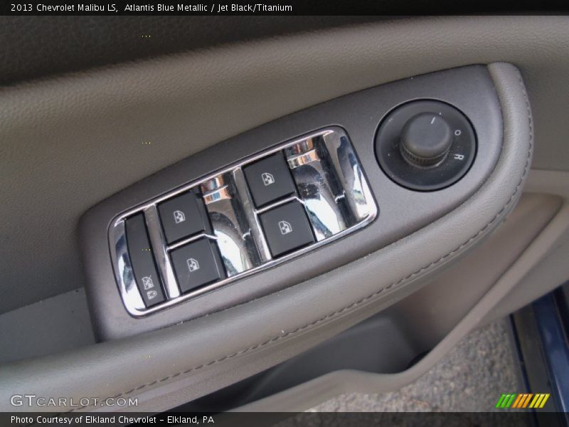 Atlantis Blue Metallic / Jet Black/Titanium 2013 Chevrolet Malibu LS