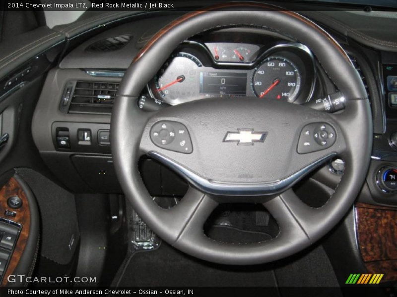 Red Rock Metallic / Jet Black 2014 Chevrolet Impala LTZ