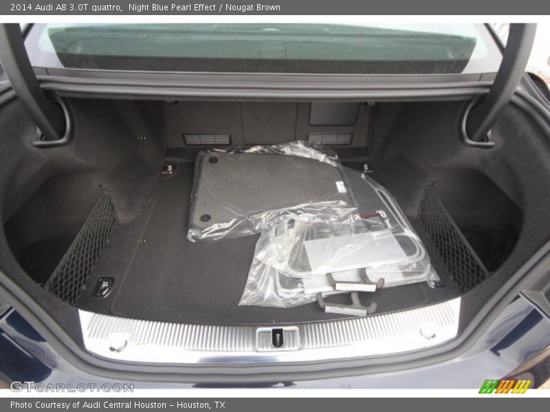 Night Blue Pearl Effect / Nougat Brown 2014 Audi A8 3.0T quattro