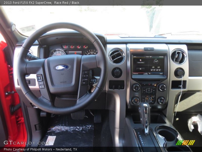 Race Red / Black 2013 Ford F150 FX2 SuperCrew