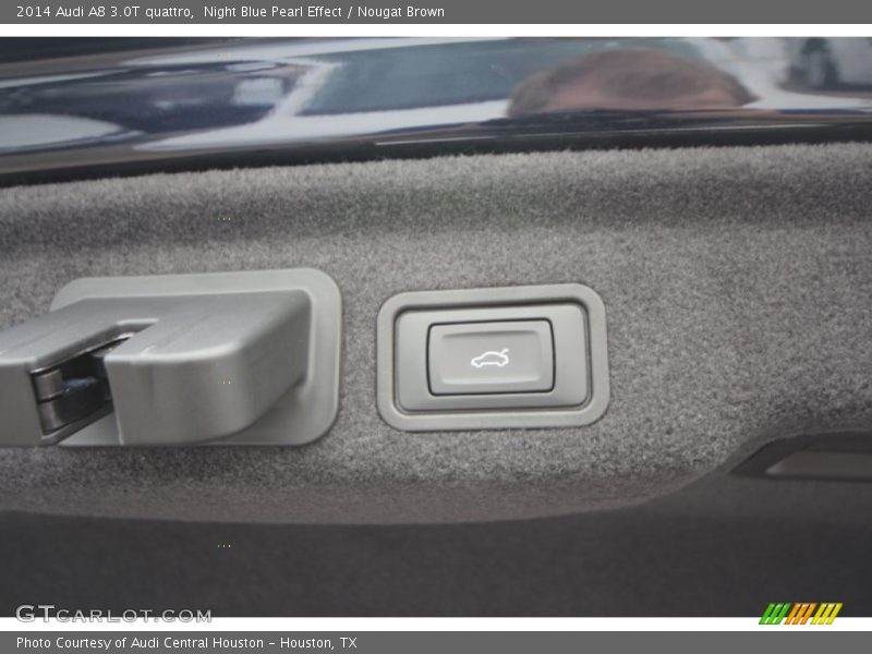 Night Blue Pearl Effect / Nougat Brown 2014 Audi A8 3.0T quattro