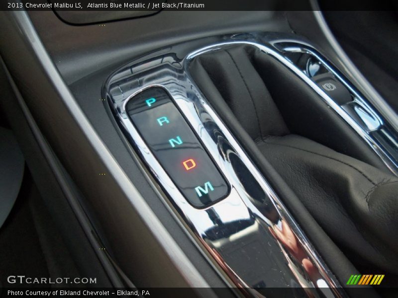 Atlantis Blue Metallic / Jet Black/Titanium 2013 Chevrolet Malibu LS
