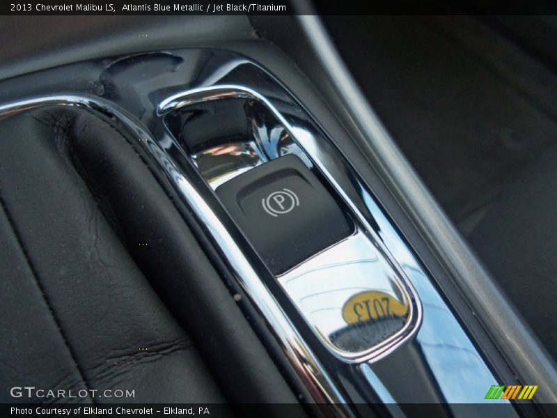 Atlantis Blue Metallic / Jet Black/Titanium 2013 Chevrolet Malibu LS
