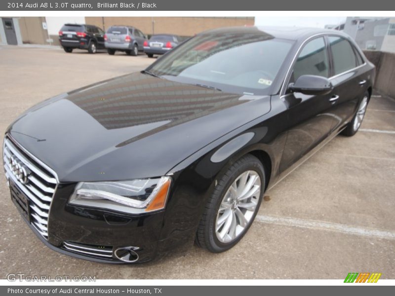 Brilliant Black / Black 2014 Audi A8 L 3.0T quattro