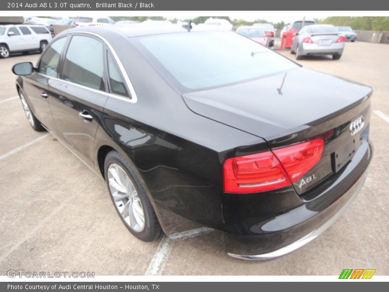 Brilliant Black / Black 2014 Audi A8 L 3.0T quattro