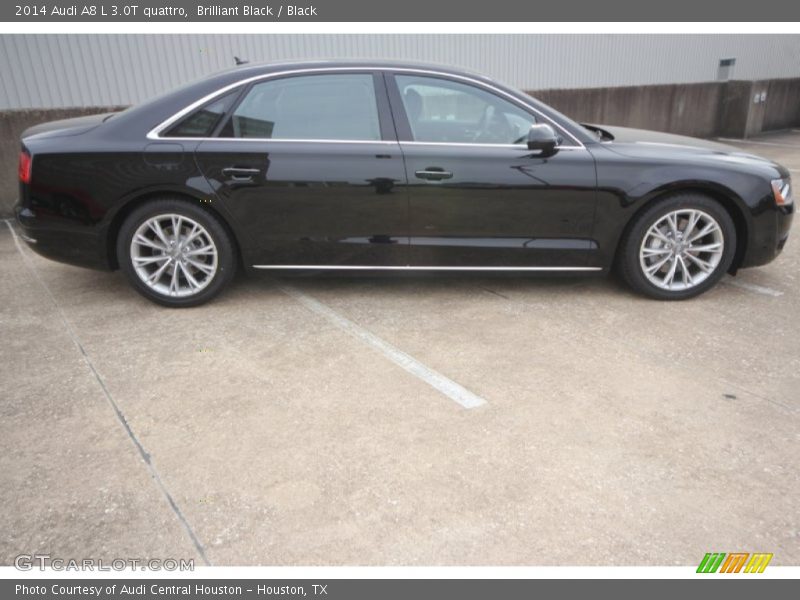 Brilliant Black / Black 2014 Audi A8 L 3.0T quattro