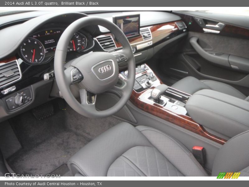 Brilliant Black / Black 2014 Audi A8 L 3.0T quattro
