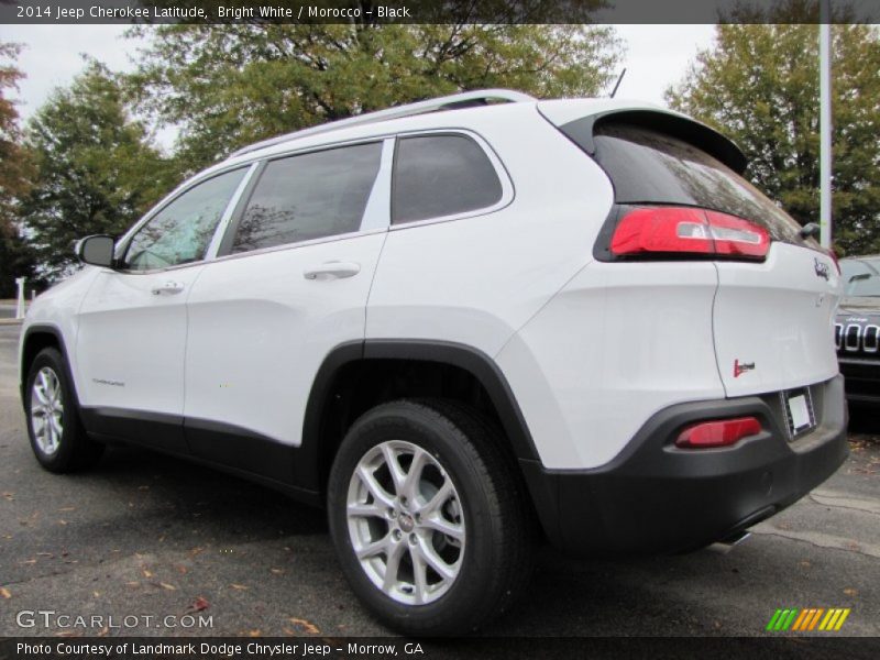 Bright White / Morocco - Black 2014 Jeep Cherokee Latitude