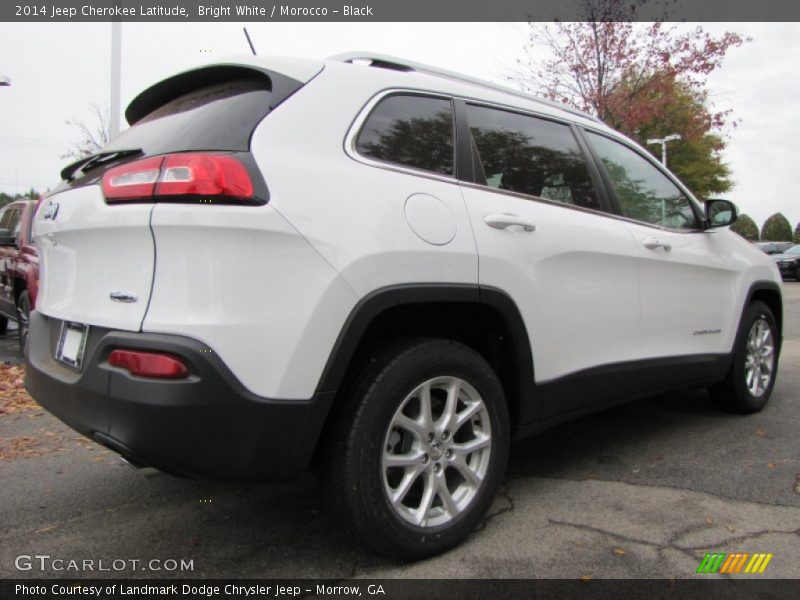 Bright White / Morocco - Black 2014 Jeep Cherokee Latitude