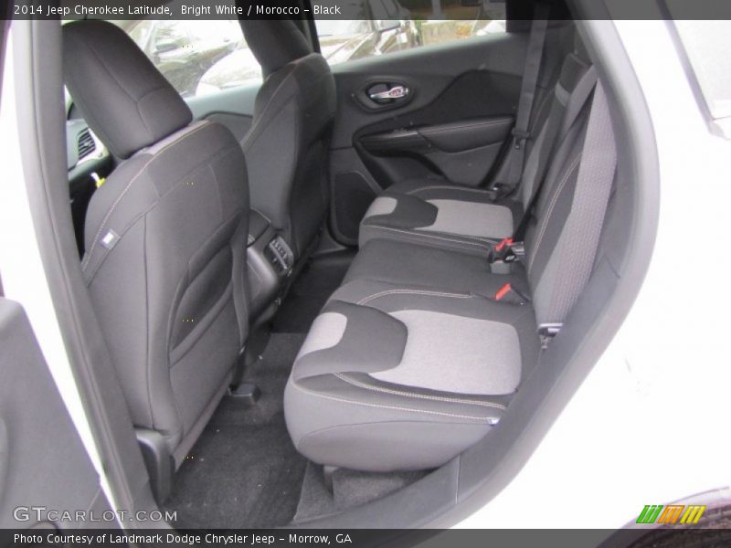 Bright White / Morocco - Black 2014 Jeep Cherokee Latitude