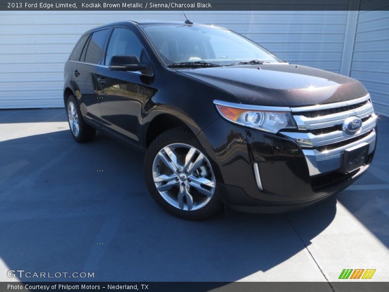 Kodiak Brown Metallic / Sienna/Charcoal Black 2013 Ford Edge Limited
