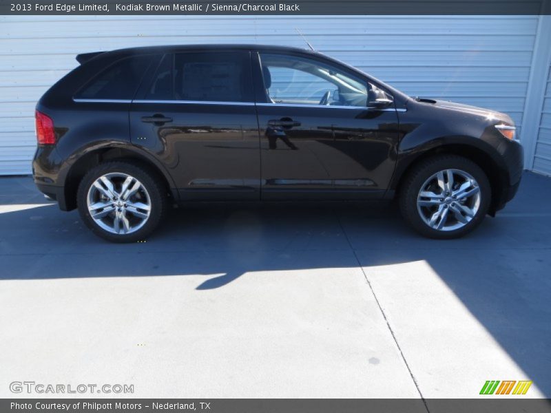 Kodiak Brown Metallic / Sienna/Charcoal Black 2013 Ford Edge Limited