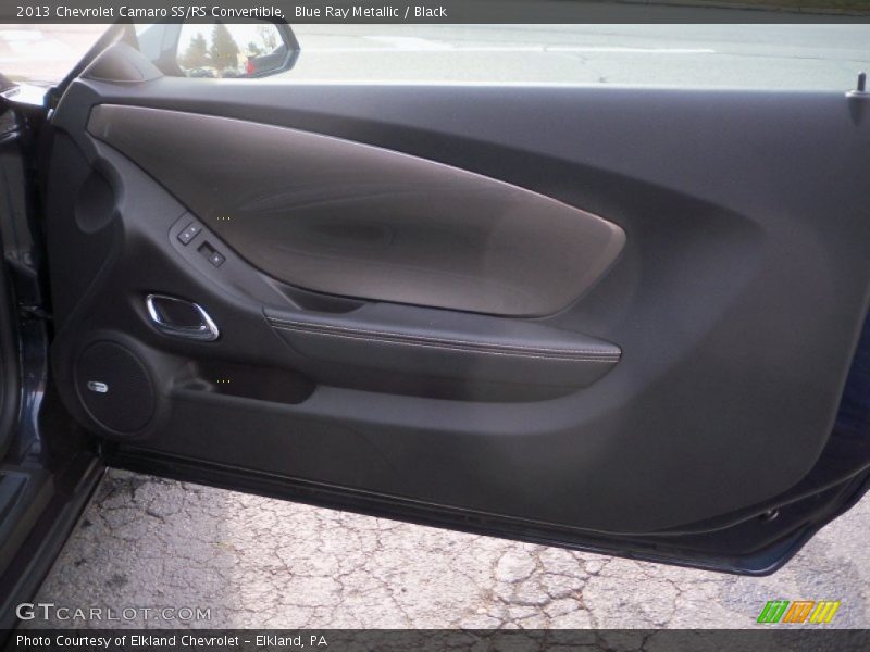 Blue Ray Metallic / Black 2013 Chevrolet Camaro SS/RS Convertible