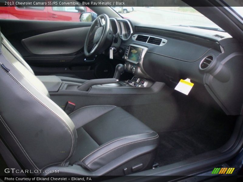 Blue Ray Metallic / Black 2013 Chevrolet Camaro SS/RS Convertible