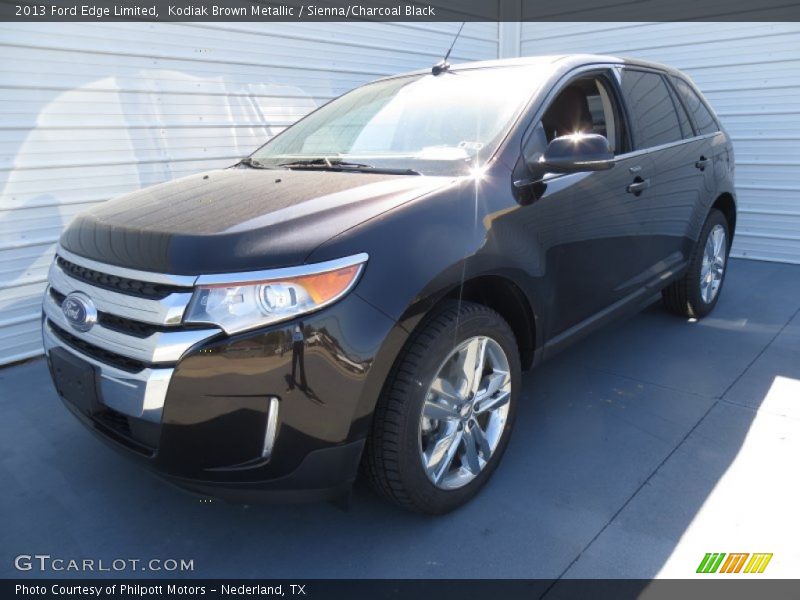 Kodiak Brown Metallic / Sienna/Charcoal Black 2013 Ford Edge Limited