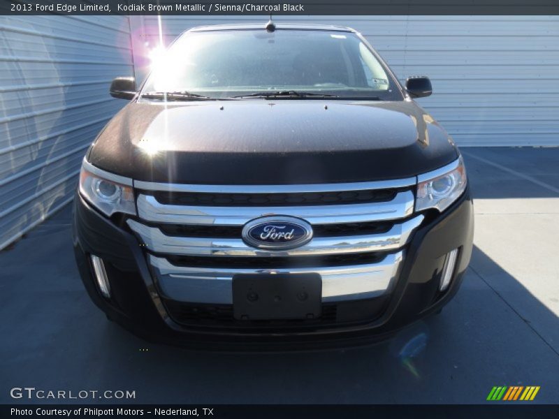 Kodiak Brown Metallic / Sienna/Charcoal Black 2013 Ford Edge Limited