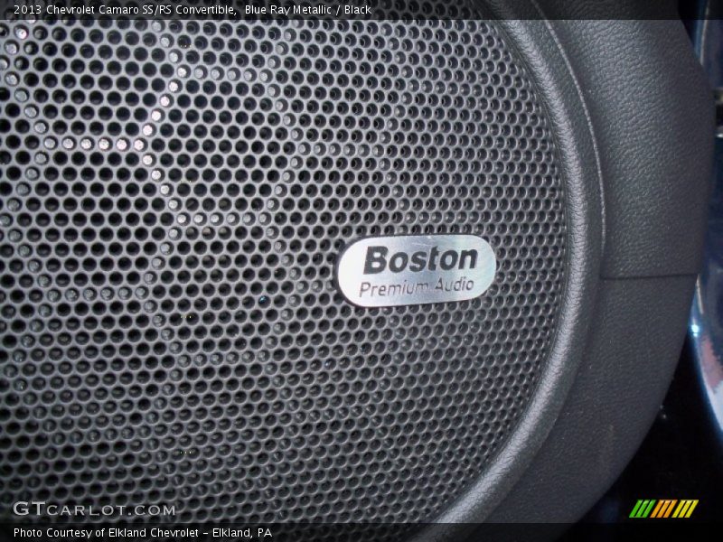 Blue Ray Metallic / Black 2013 Chevrolet Camaro SS/RS Convertible