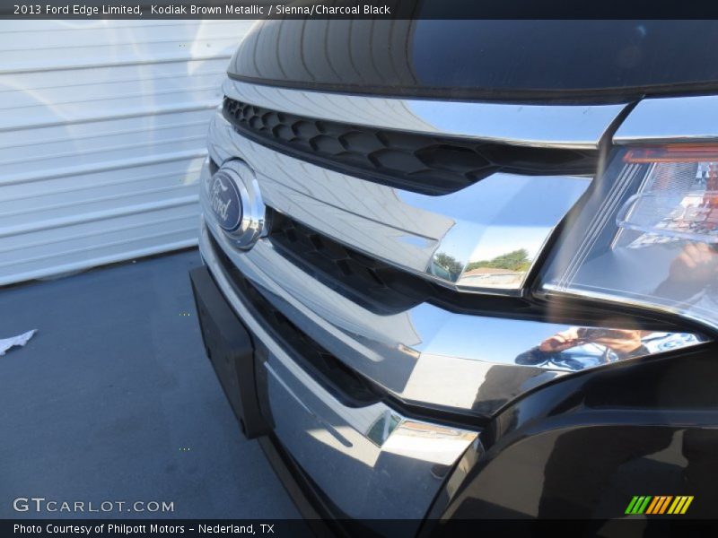 Kodiak Brown Metallic / Sienna/Charcoal Black 2013 Ford Edge Limited