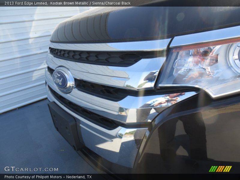 Kodiak Brown Metallic / Sienna/Charcoal Black 2013 Ford Edge Limited