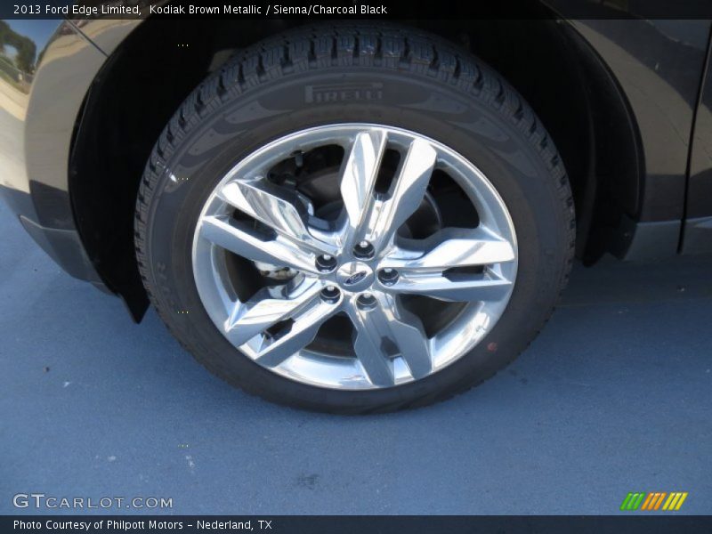 Kodiak Brown Metallic / Sienna/Charcoal Black 2013 Ford Edge Limited