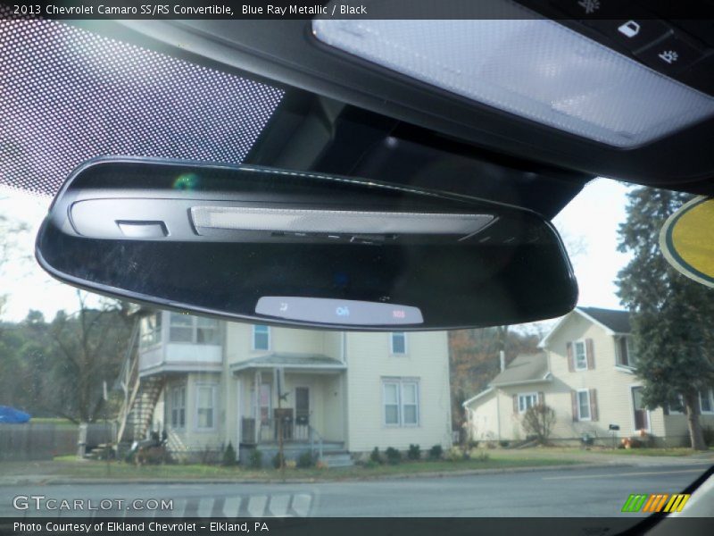 Blue Ray Metallic / Black 2013 Chevrolet Camaro SS/RS Convertible
