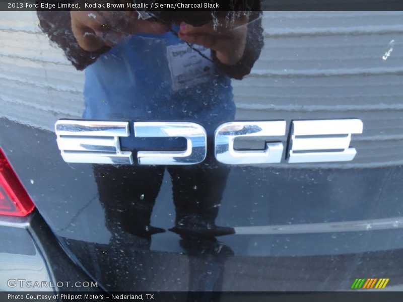 Kodiak Brown Metallic / Sienna/Charcoal Black 2013 Ford Edge Limited