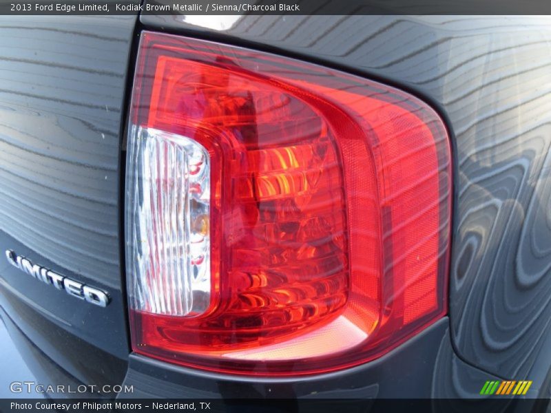 Kodiak Brown Metallic / Sienna/Charcoal Black 2013 Ford Edge Limited
