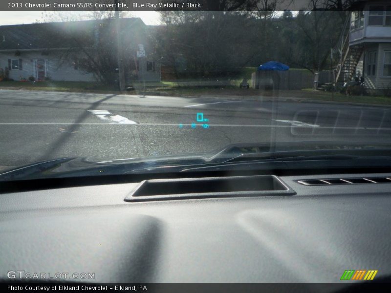 Blue Ray Metallic / Black 2013 Chevrolet Camaro SS/RS Convertible