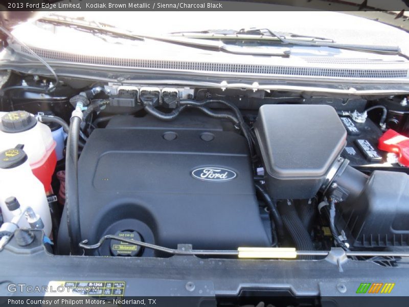 Kodiak Brown Metallic / Sienna/Charcoal Black 2013 Ford Edge Limited