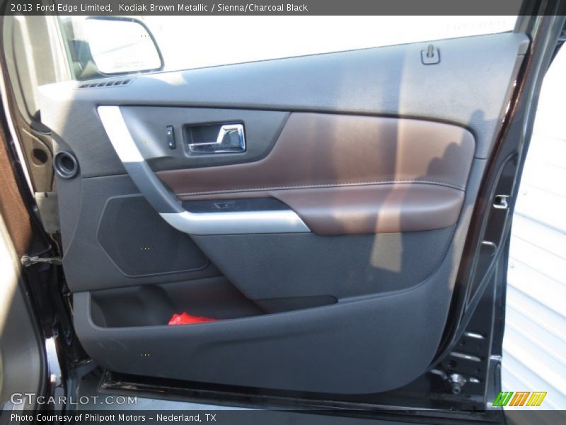Kodiak Brown Metallic / Sienna/Charcoal Black 2013 Ford Edge Limited