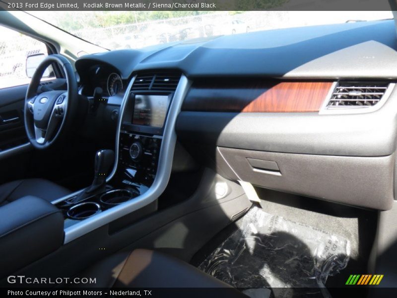 Kodiak Brown Metallic / Sienna/Charcoal Black 2013 Ford Edge Limited
