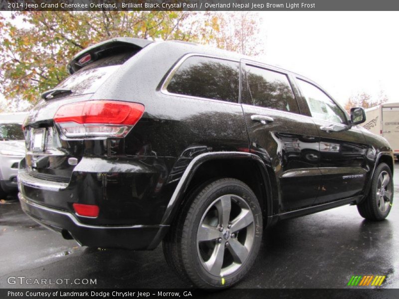 Brilliant Black Crystal Pearl / Overland Nepal Jeep Brown Light Frost 2014 Jeep Grand Cherokee Overland