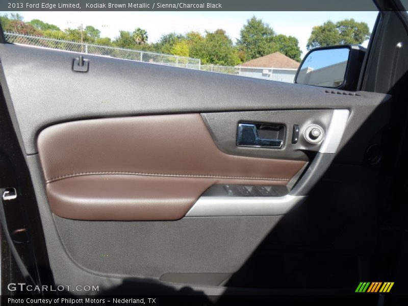 Kodiak Brown Metallic / Sienna/Charcoal Black 2013 Ford Edge Limited