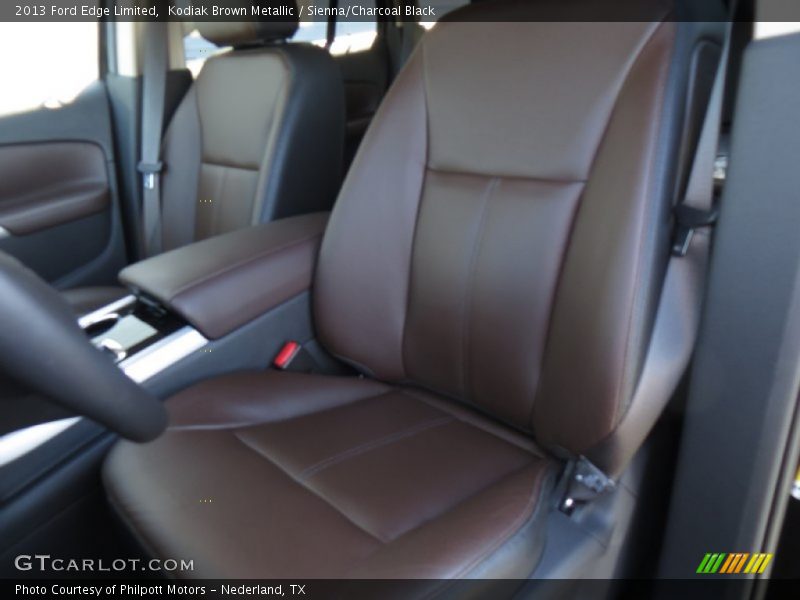 Kodiak Brown Metallic / Sienna/Charcoal Black 2013 Ford Edge Limited