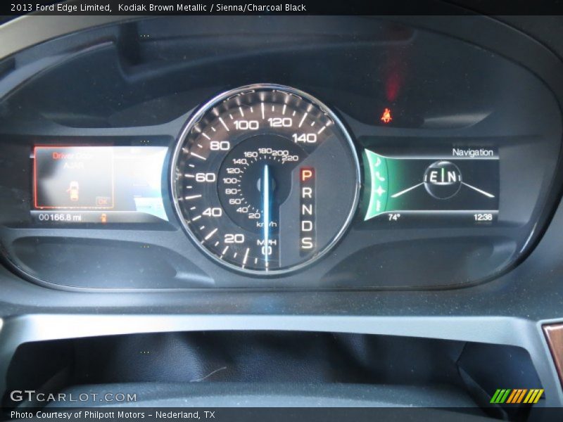 Kodiak Brown Metallic / Sienna/Charcoal Black 2013 Ford Edge Limited