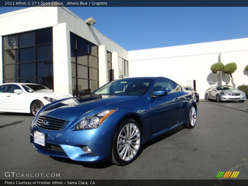 Athens Blue / Graphite 2011 Infiniti G 37 S Sport Coupe