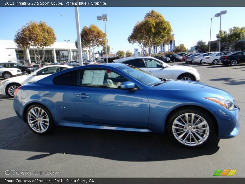 Athens Blue / Graphite 2011 Infiniti G 37 S Sport Coupe