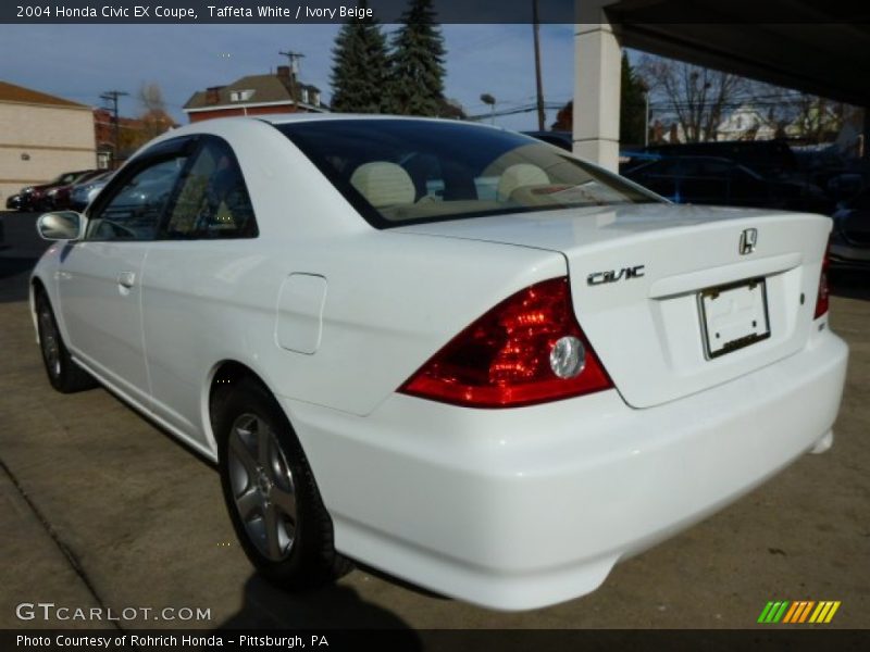 Taffeta White / Ivory Beige 2004 Honda Civic EX Coupe