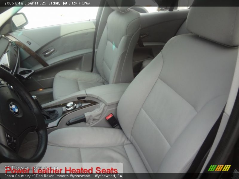 Jet Black / Grey 2006 BMW 5 Series 525i Sedan